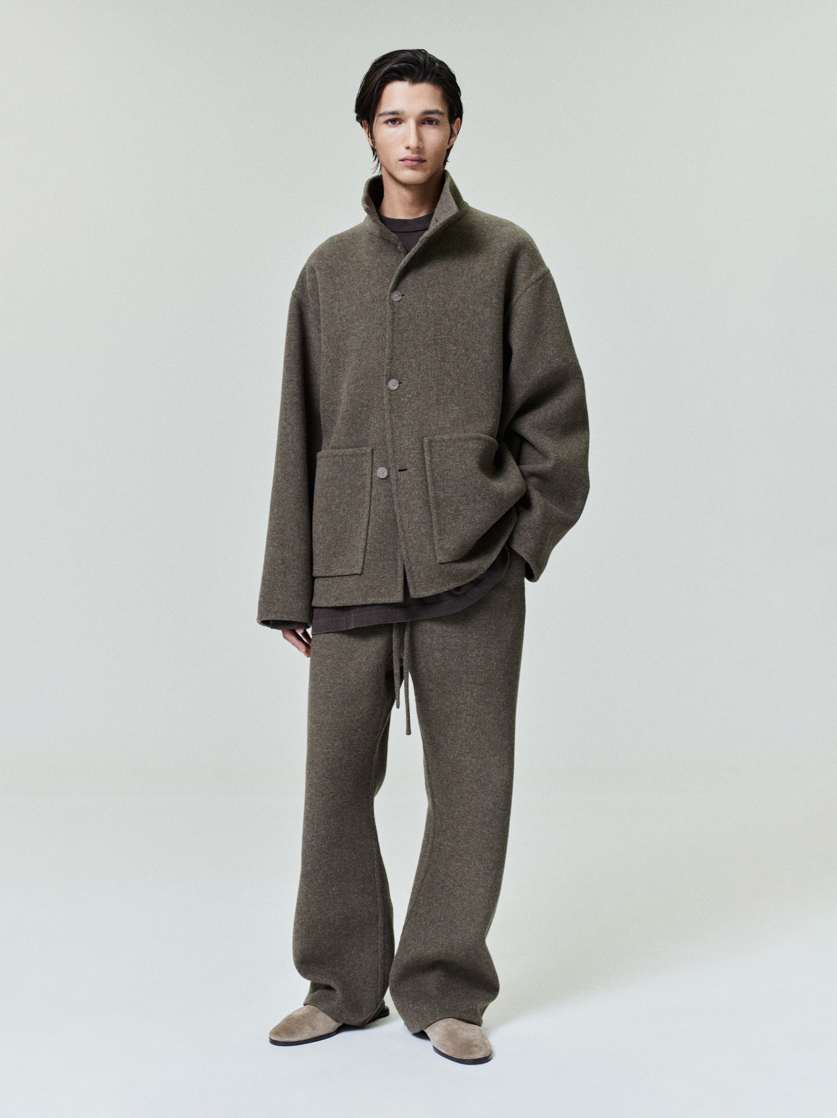 Double Face Wool Cashmere Sport Jacket