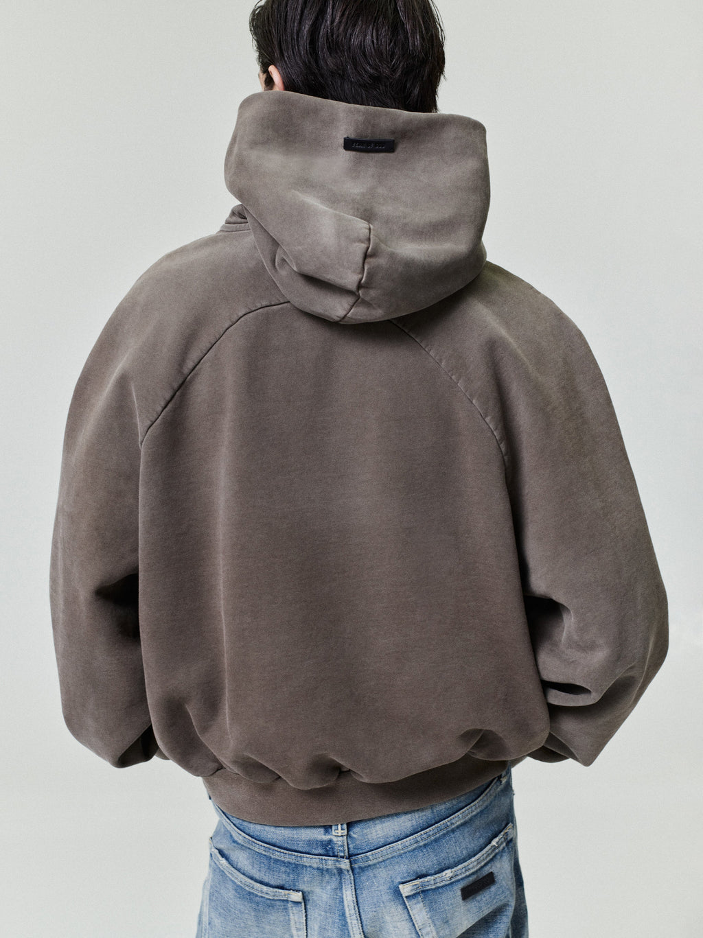 Sunfaded Classic Half Raglan Hoodie W/ Pocket