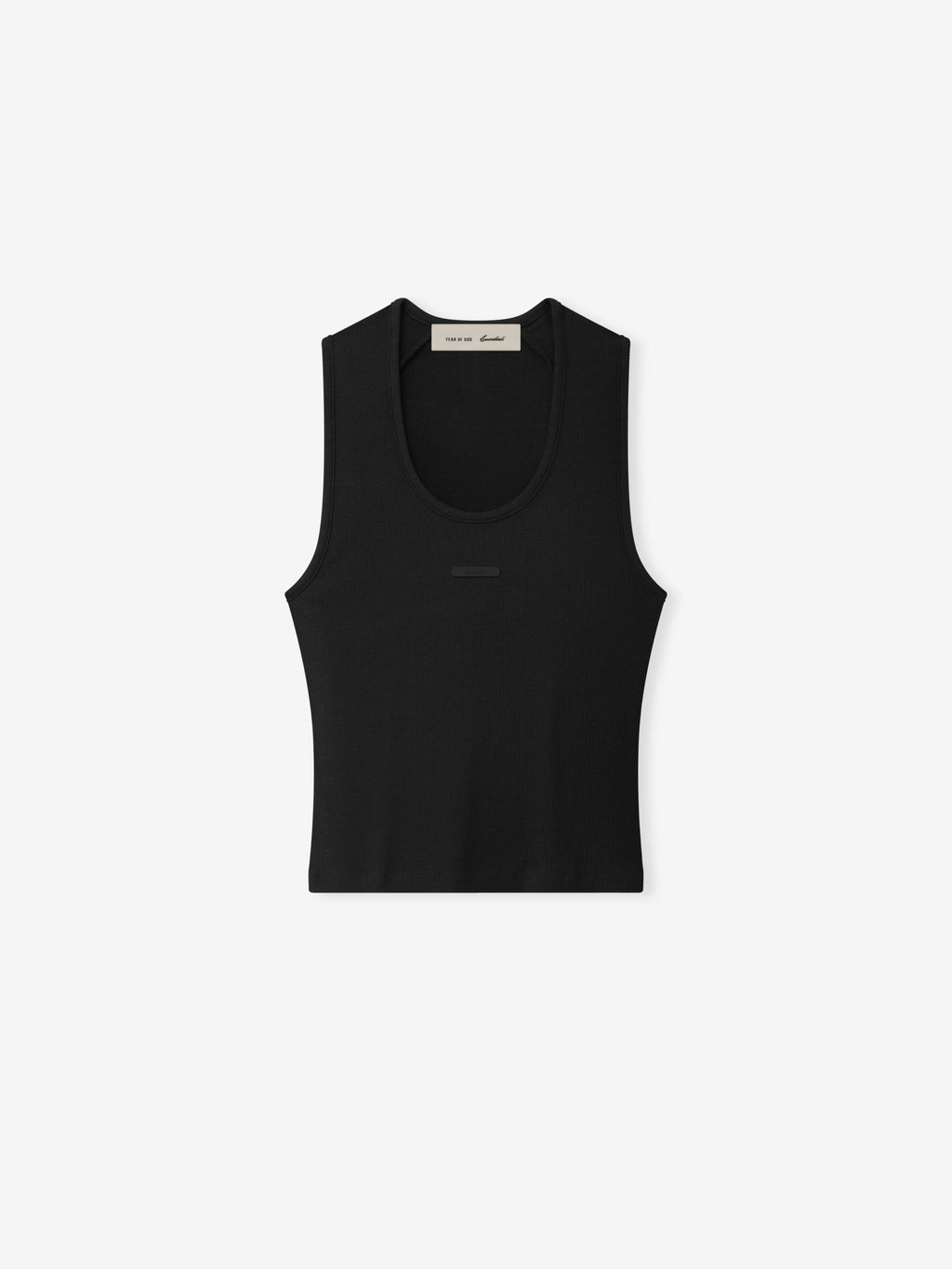 Womens Rib Knit Fitted Tank