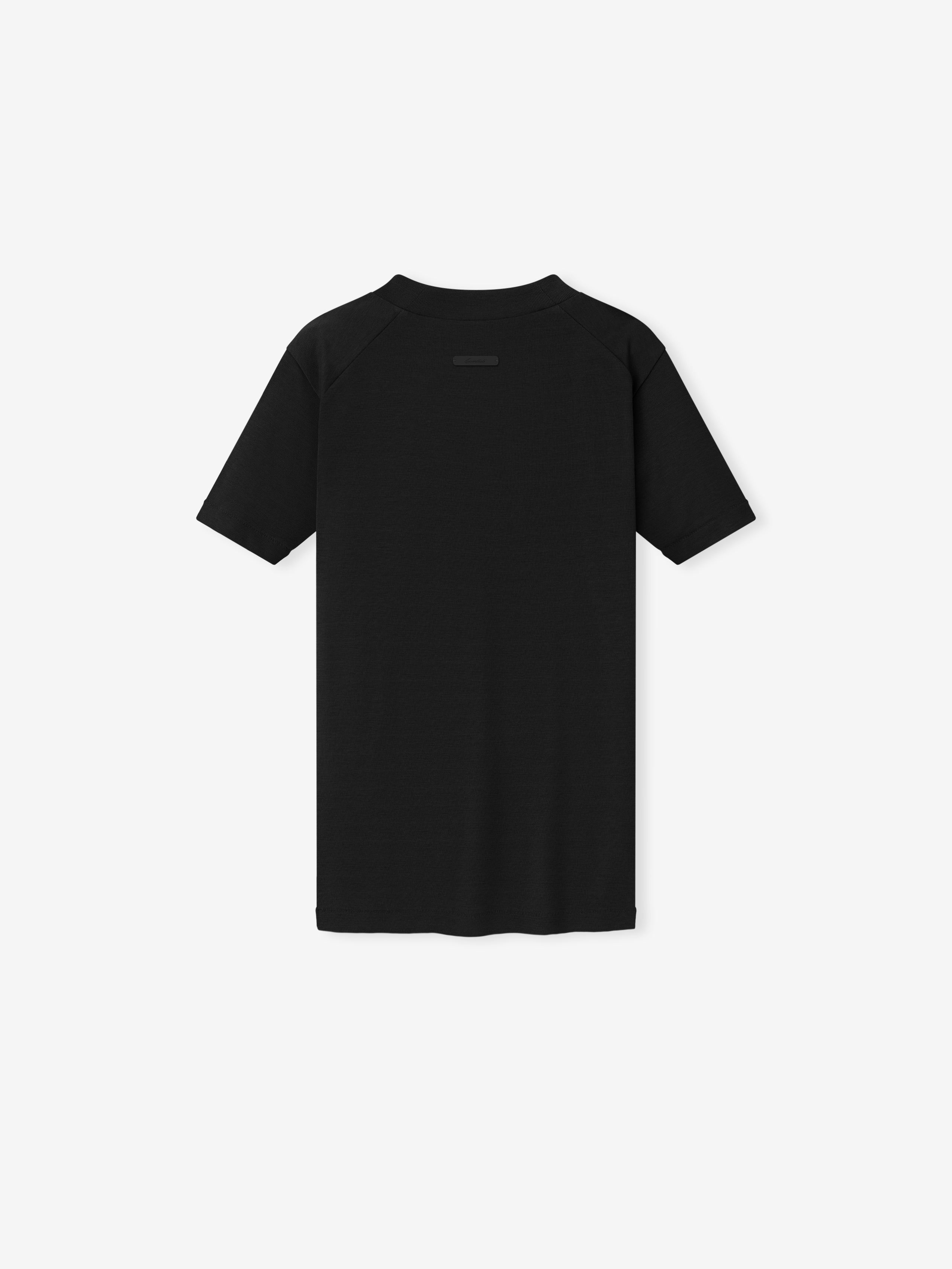 Womens Rib Fitted Short Sleeve Tee