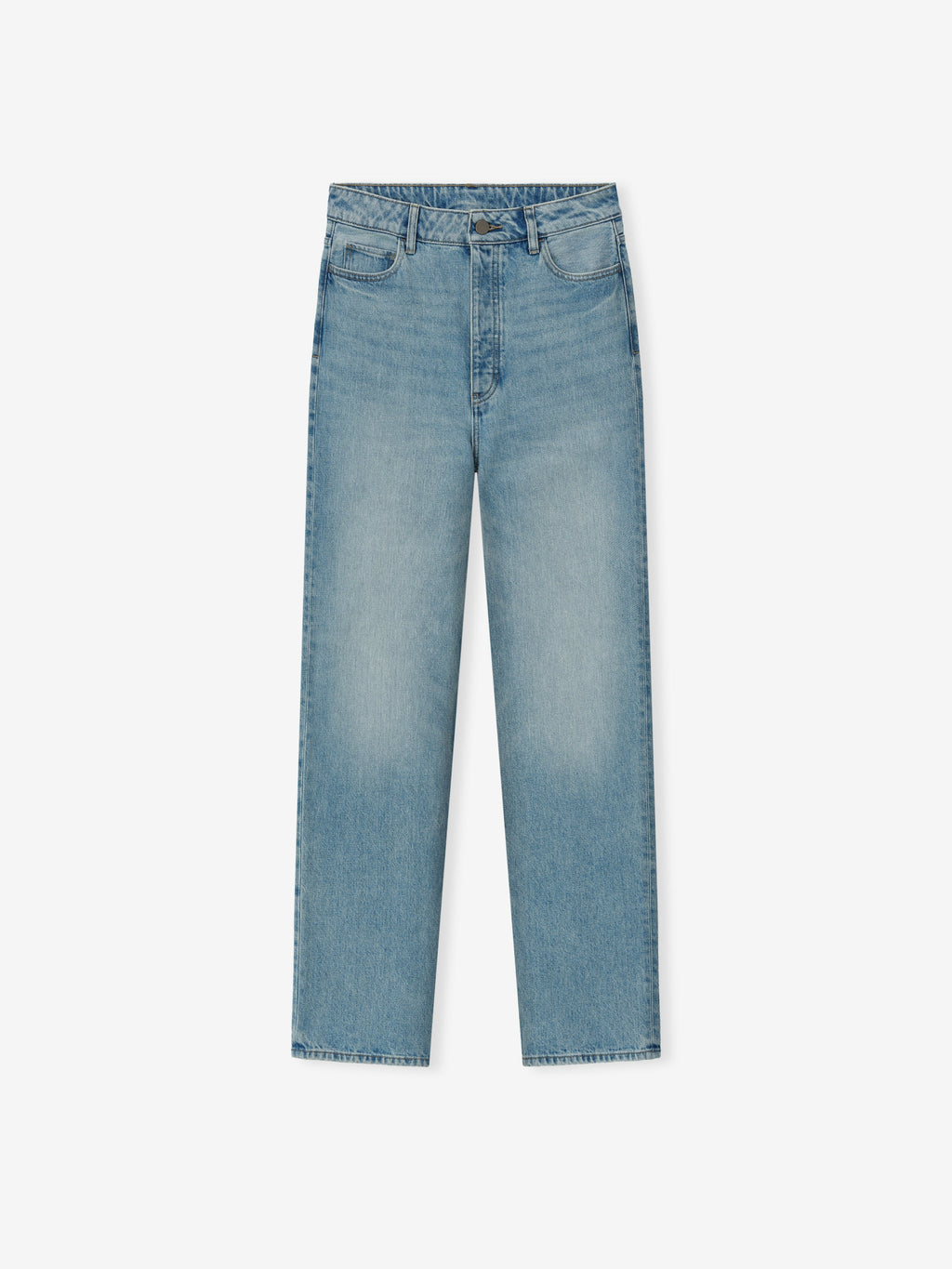 Womens Denim Straight Leg Jeans
