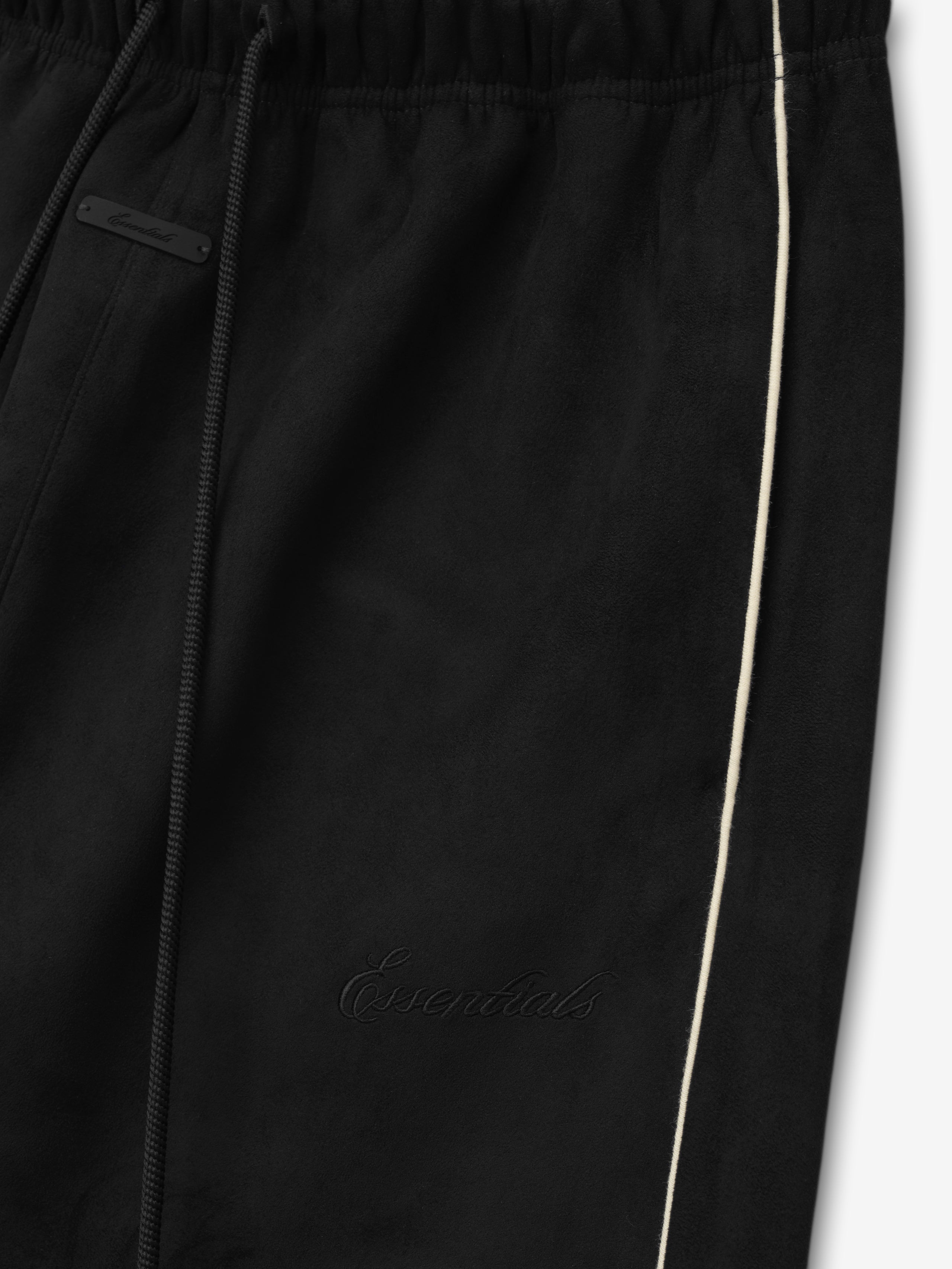 Womens Suede Fleece Signature Relaxed Pant