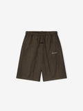 Suede Fleece Signature Relaxed Sweatshort W/ Piping