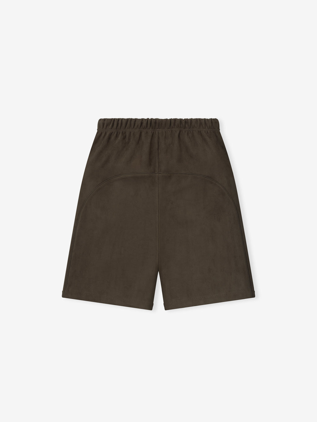 Suede Fleece Signature Relaxed Sweatshort W/ Piping
