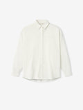 Womens Cotton Oxford Signature Button Up Shirt