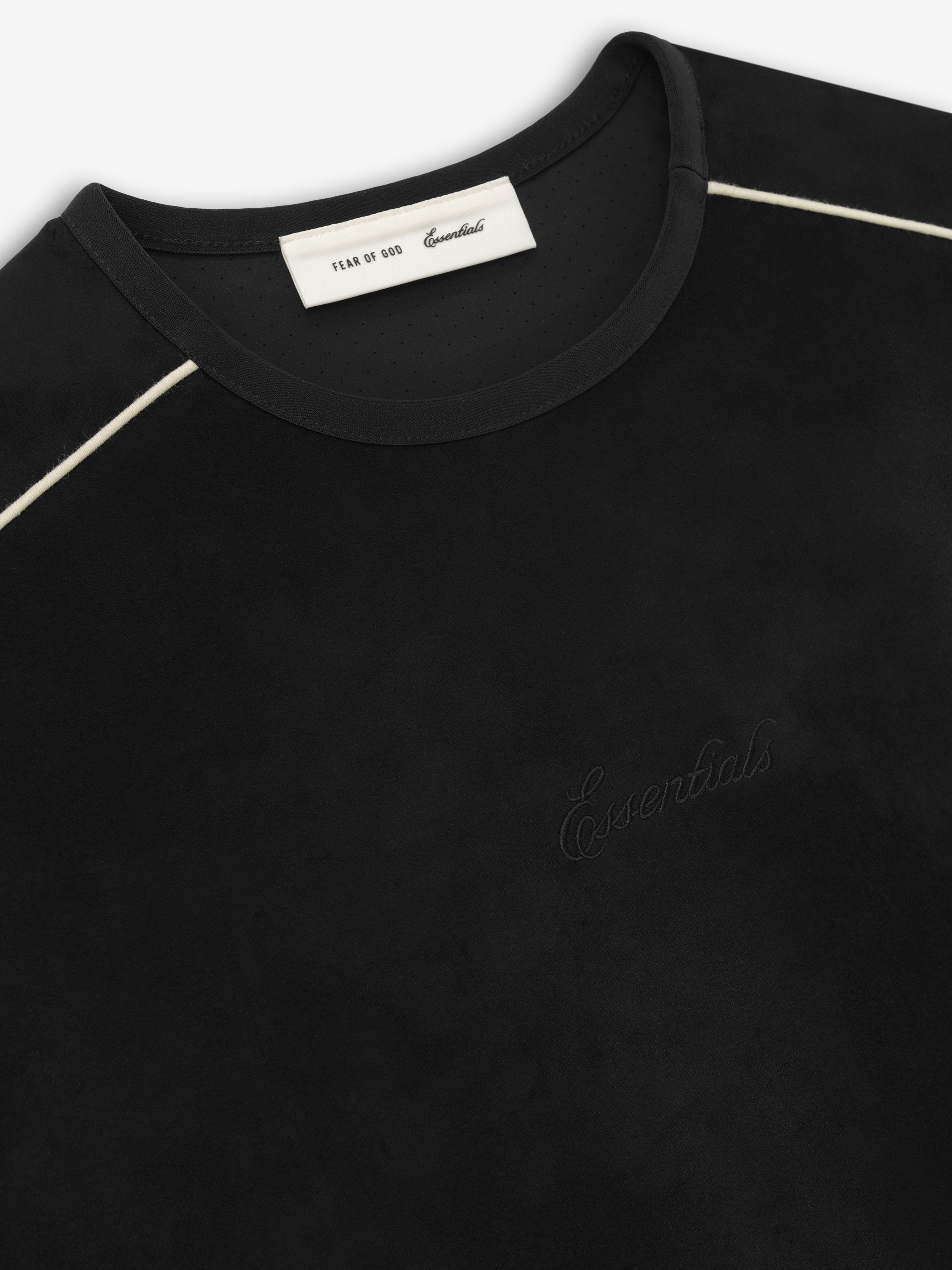Suede Fleece Signature Modern Crewneck Sweatshirt