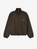 Suede Fleece Signature Modern Track Jacket W/ Piping