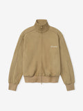 Womens Suede Fleece Signature Vintage Track Jacket
