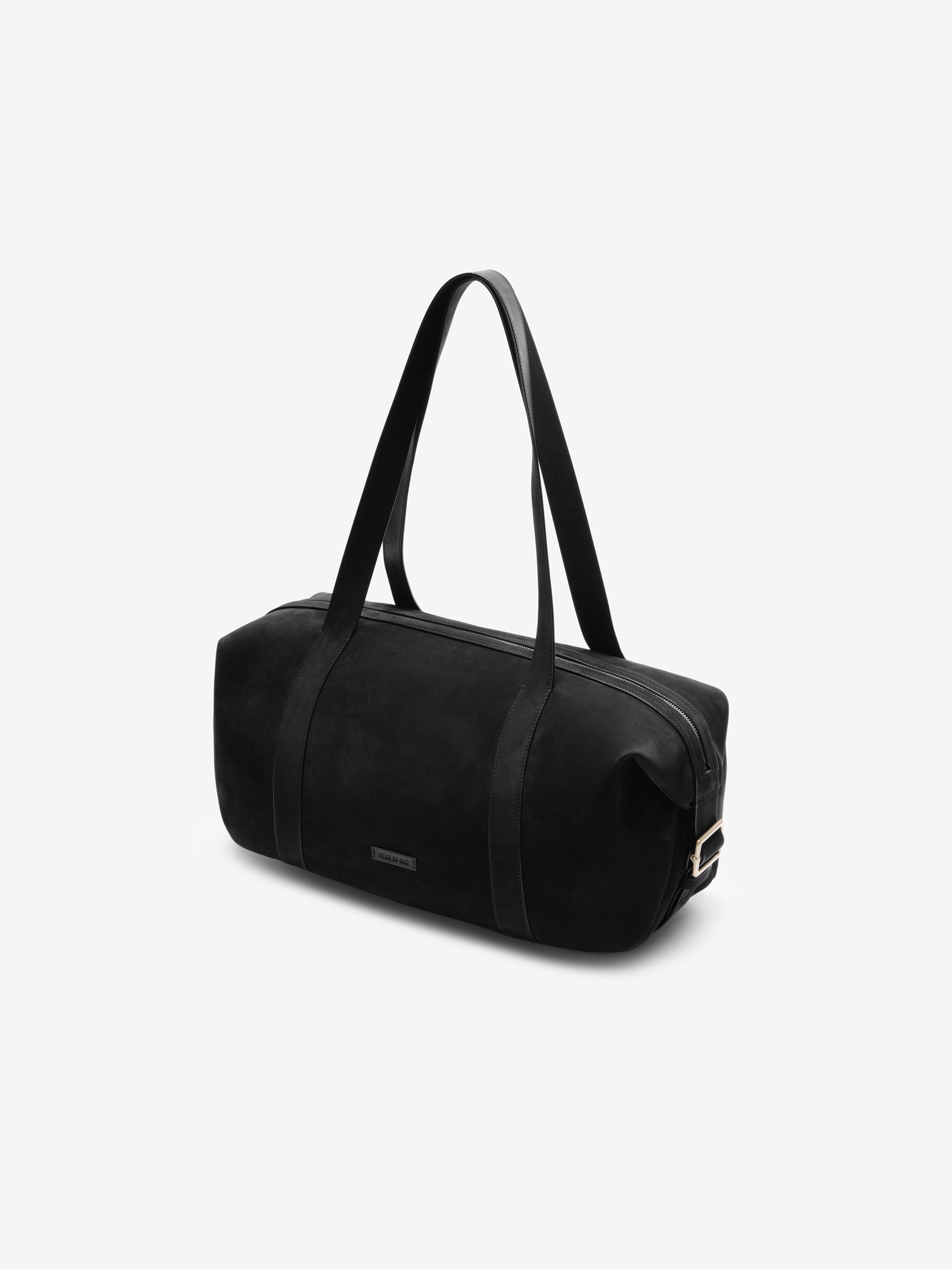 Small Leather Belted Duffle
