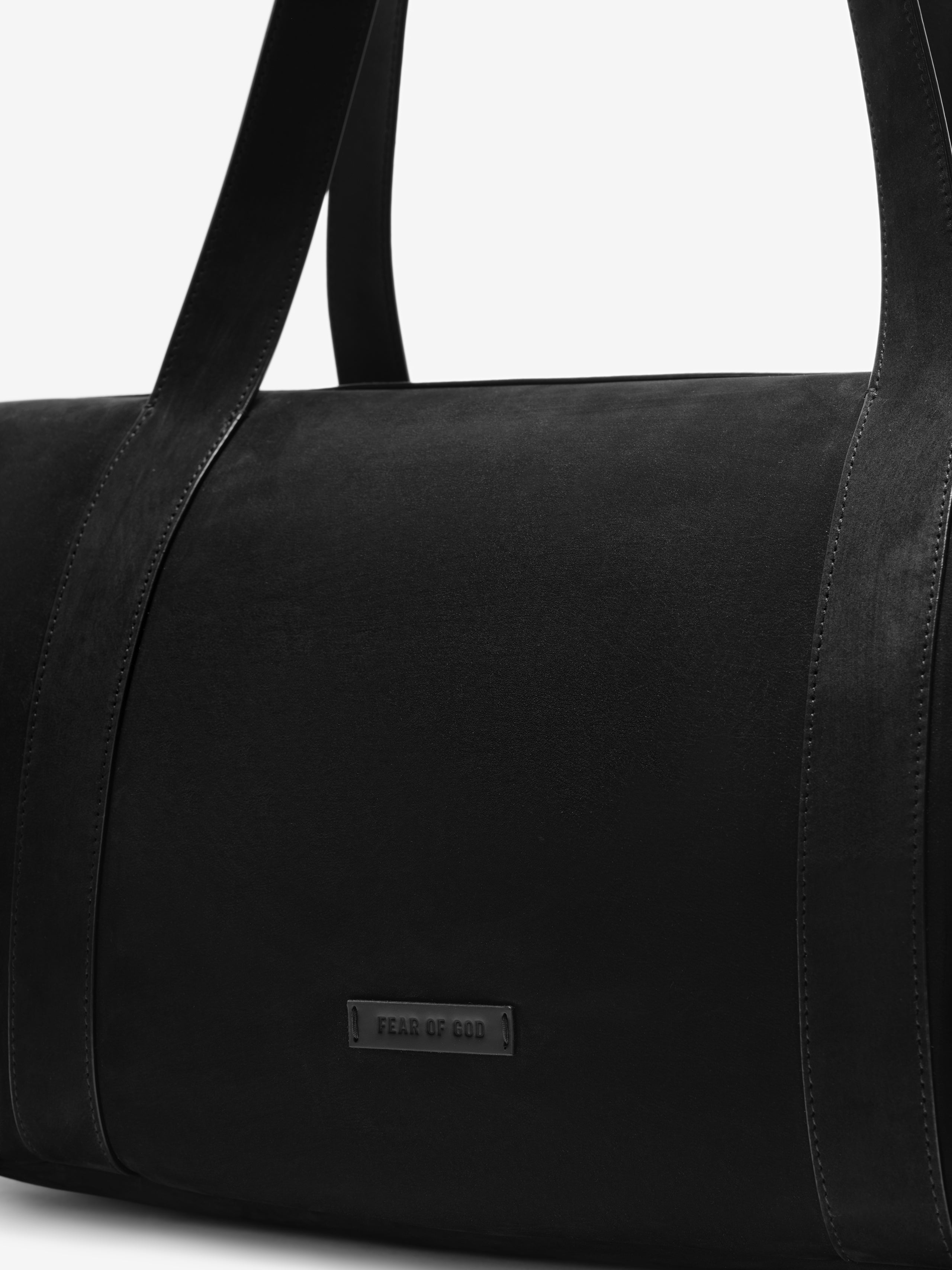 Small Leather Belted Duffle