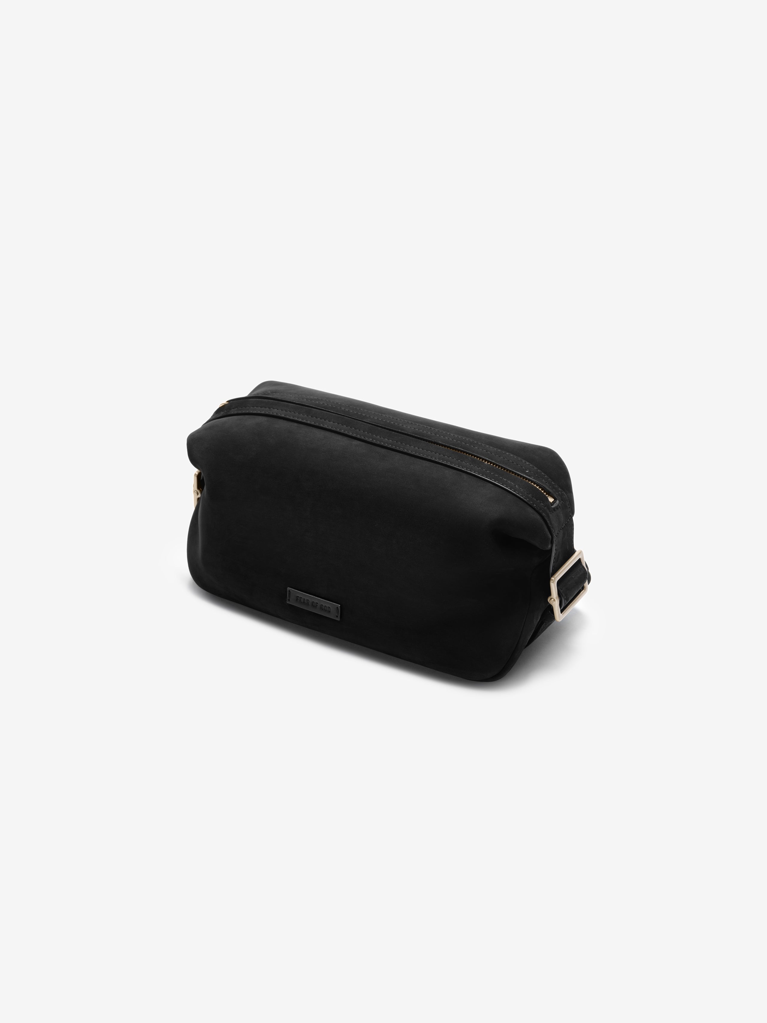 Nubuck Leather Belted Pouch