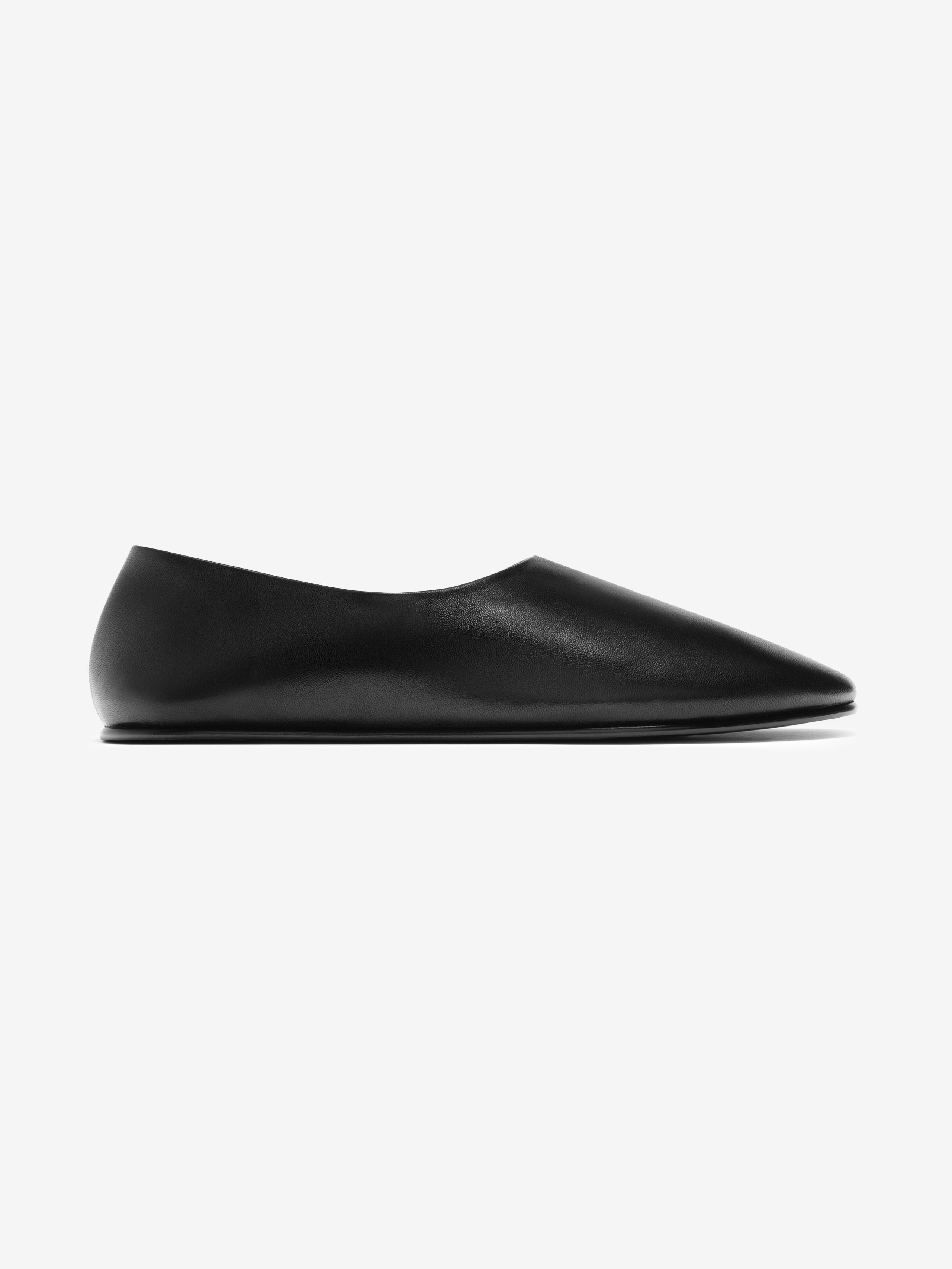 Leather Ballerino