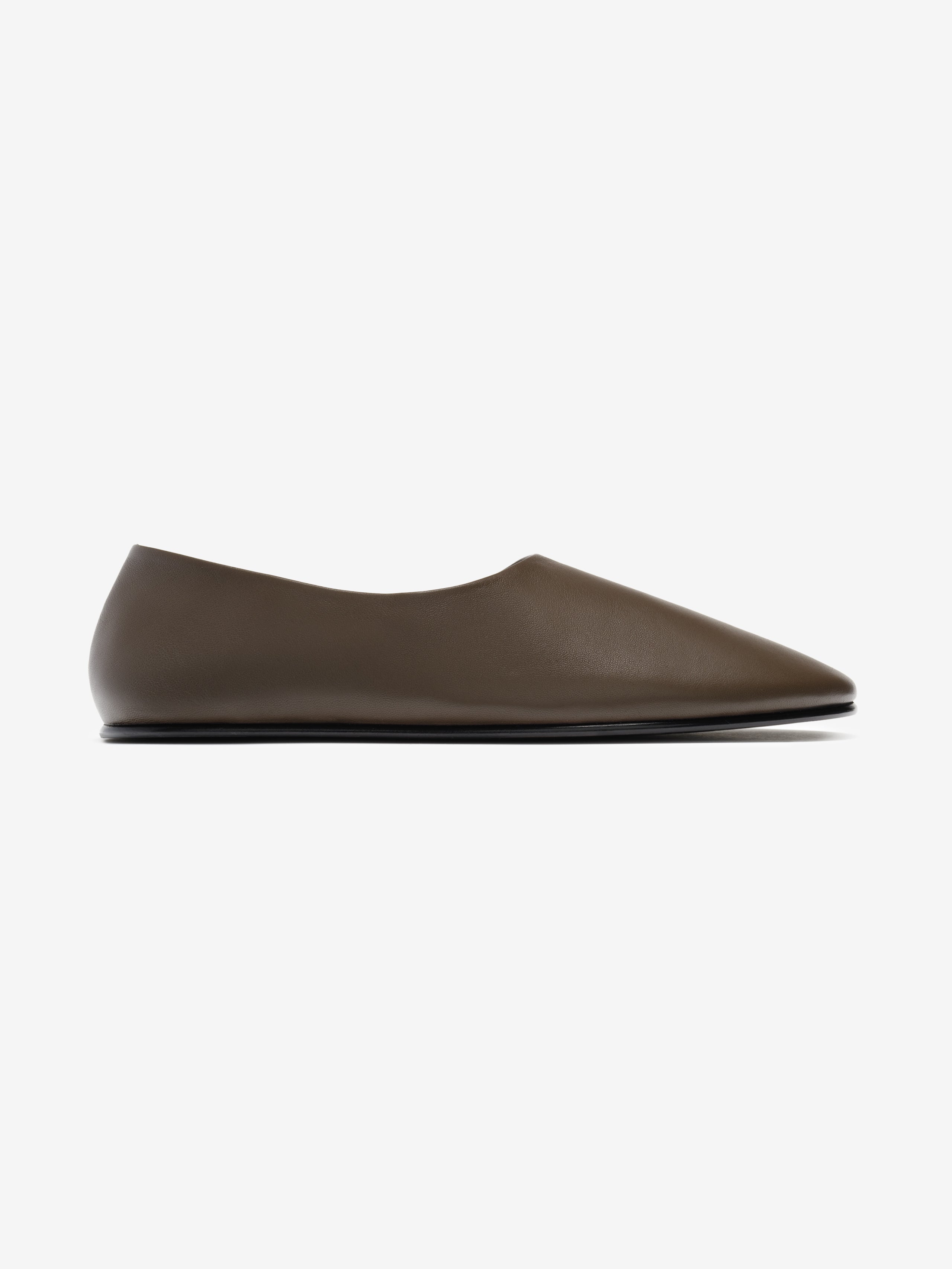 Leather Ballerino