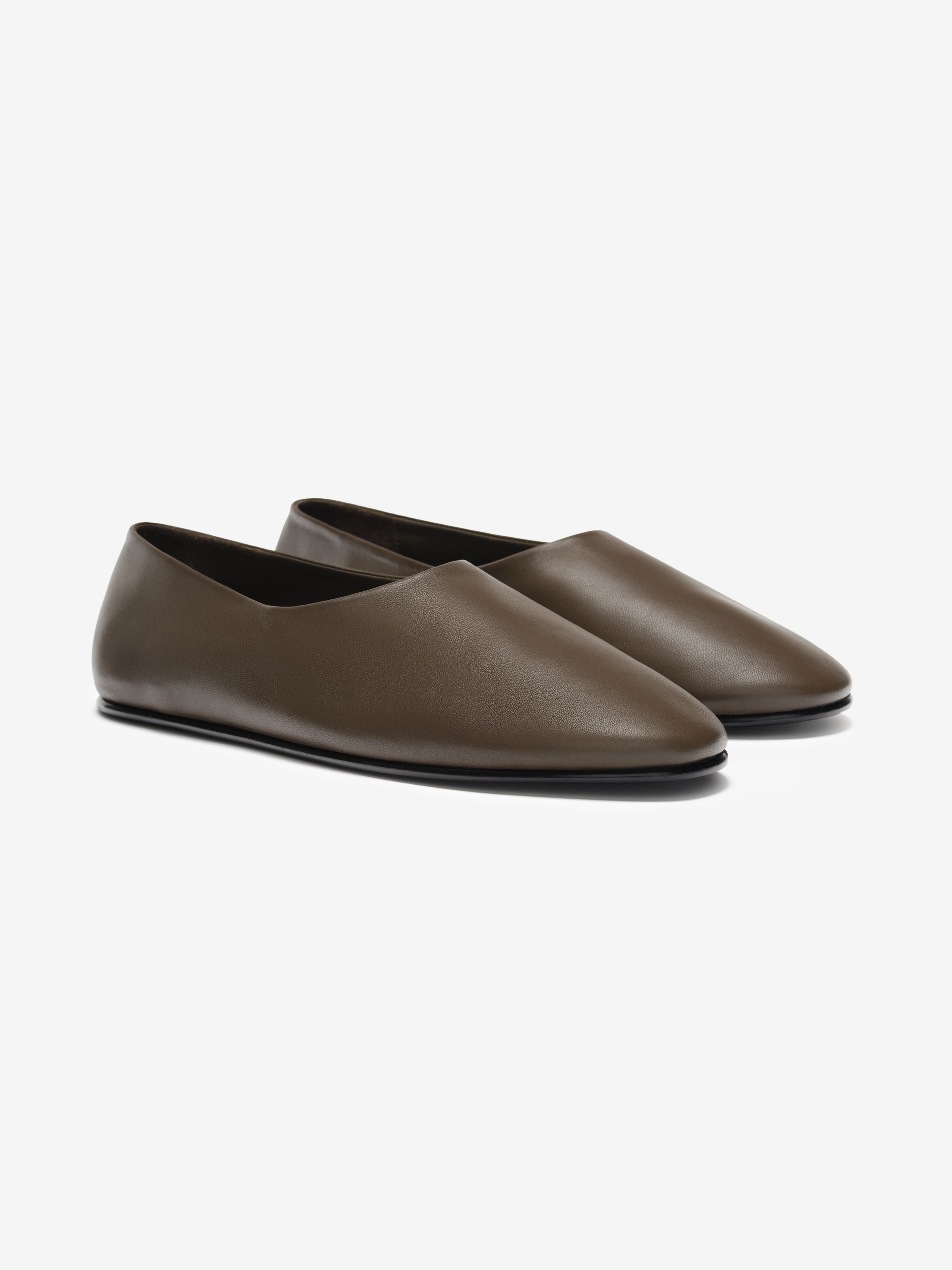 Leather Ballerino