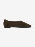 Womens Suede Ballerina