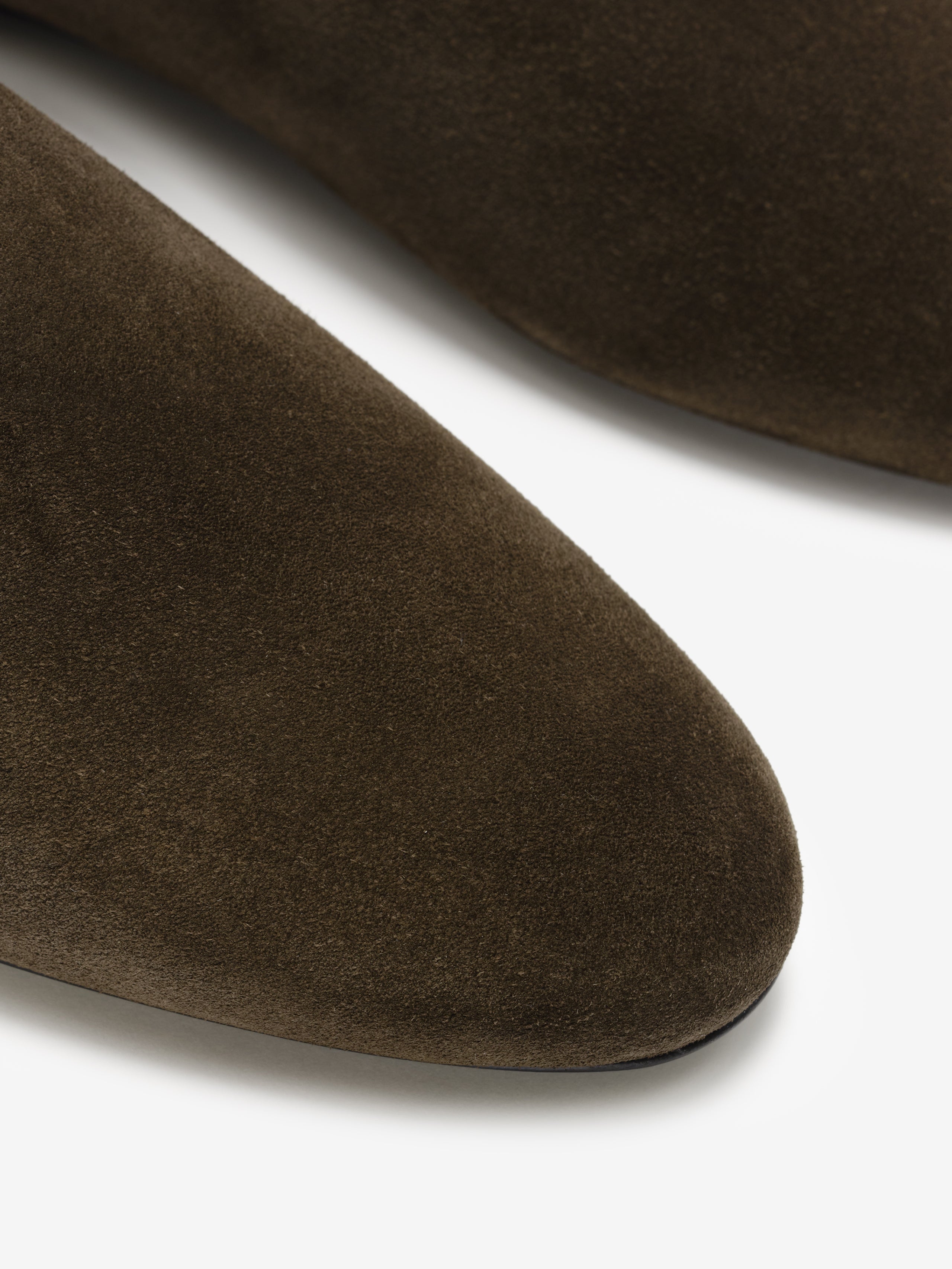Womens Suede Ballerina