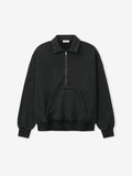 Sunfaded Half Zip Polo Sweatshirt