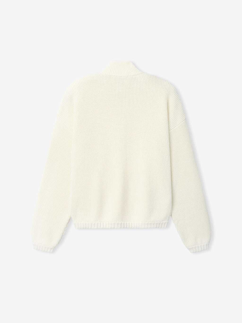 Zip-Up Sweater Long Sleeve