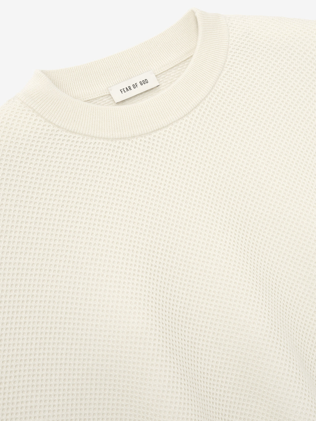 Wool Cotton Sport Mesh Knit Sweater