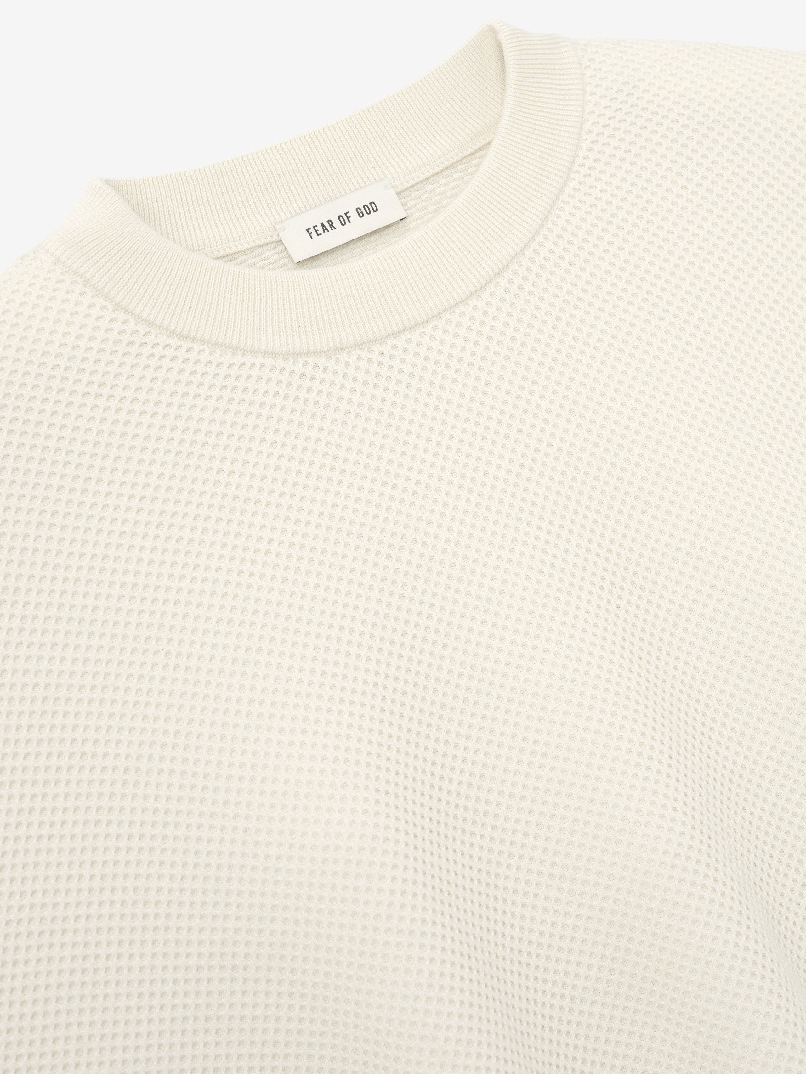 Wool Cotton Sport Mesh Knit Sweater