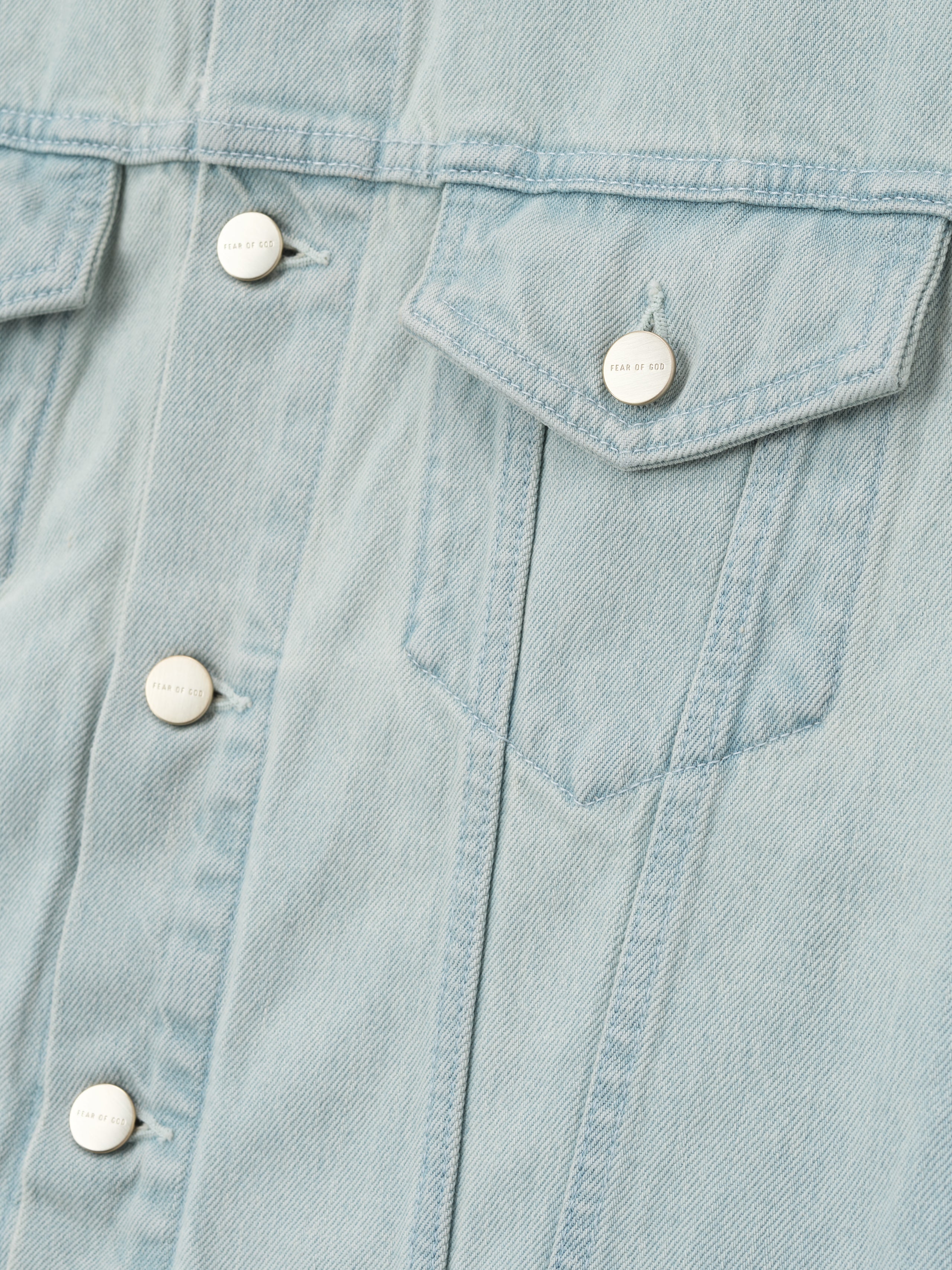 Bleached Denim Classic Trucker Jacket
