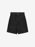 Washed Canvas Utility Shorts