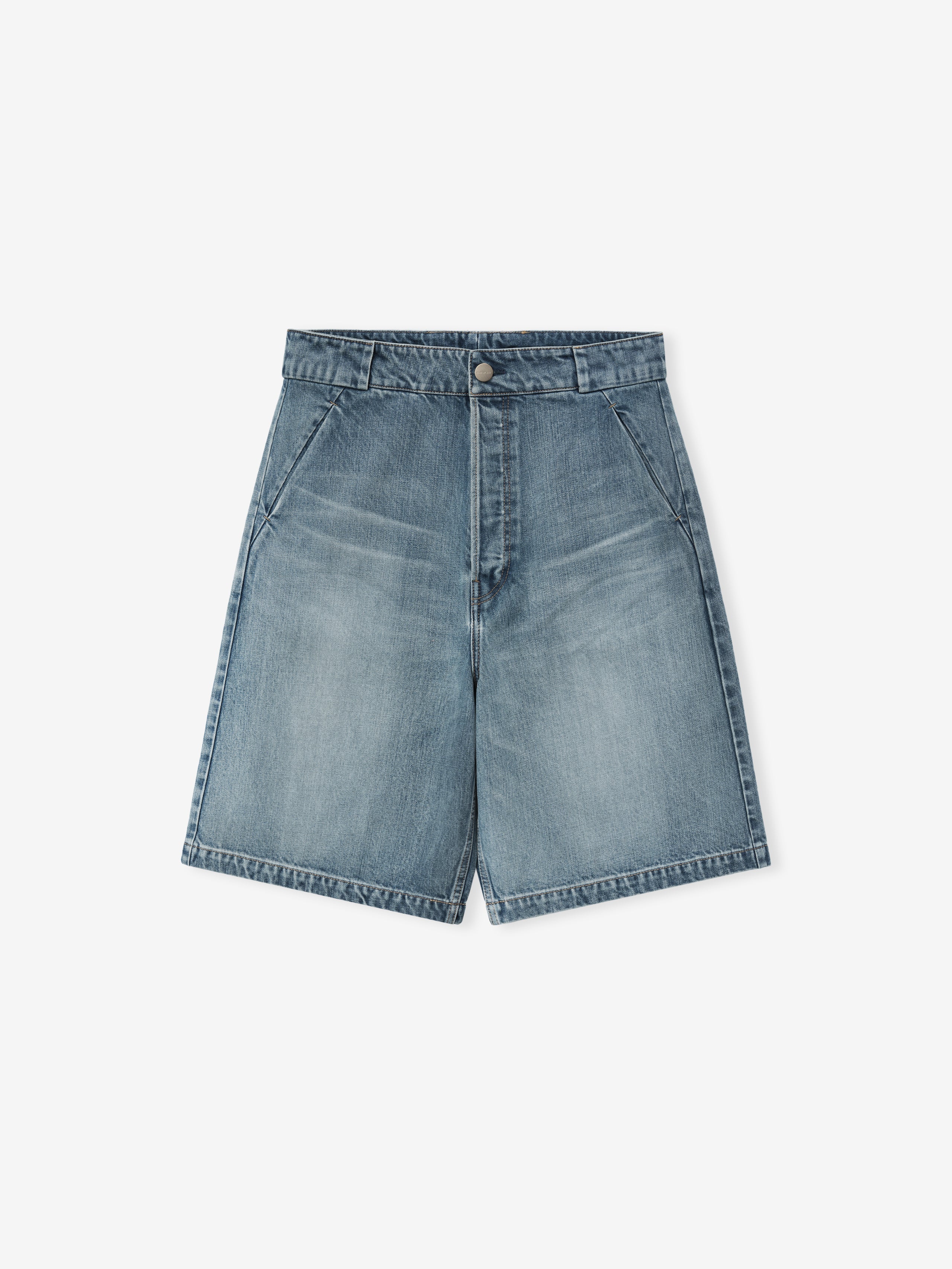 Denim Utility Shorts