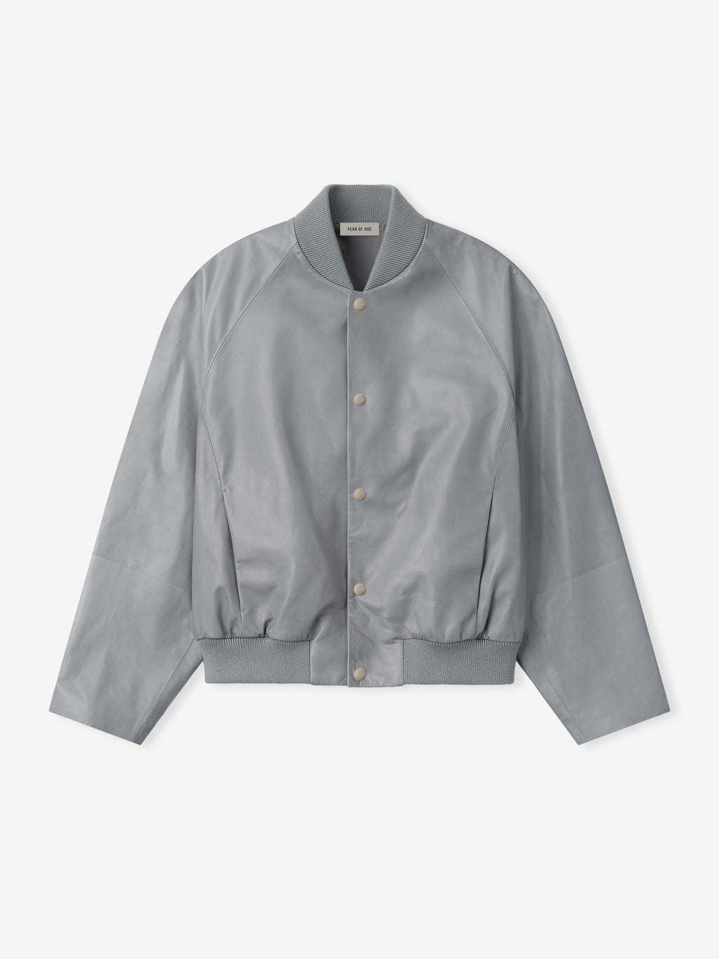 Leather 9 Raglan Bomber Jacket