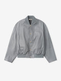 Leather 9 Raglan Bomber Jacket