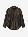 Leather Relaxed Shirt
