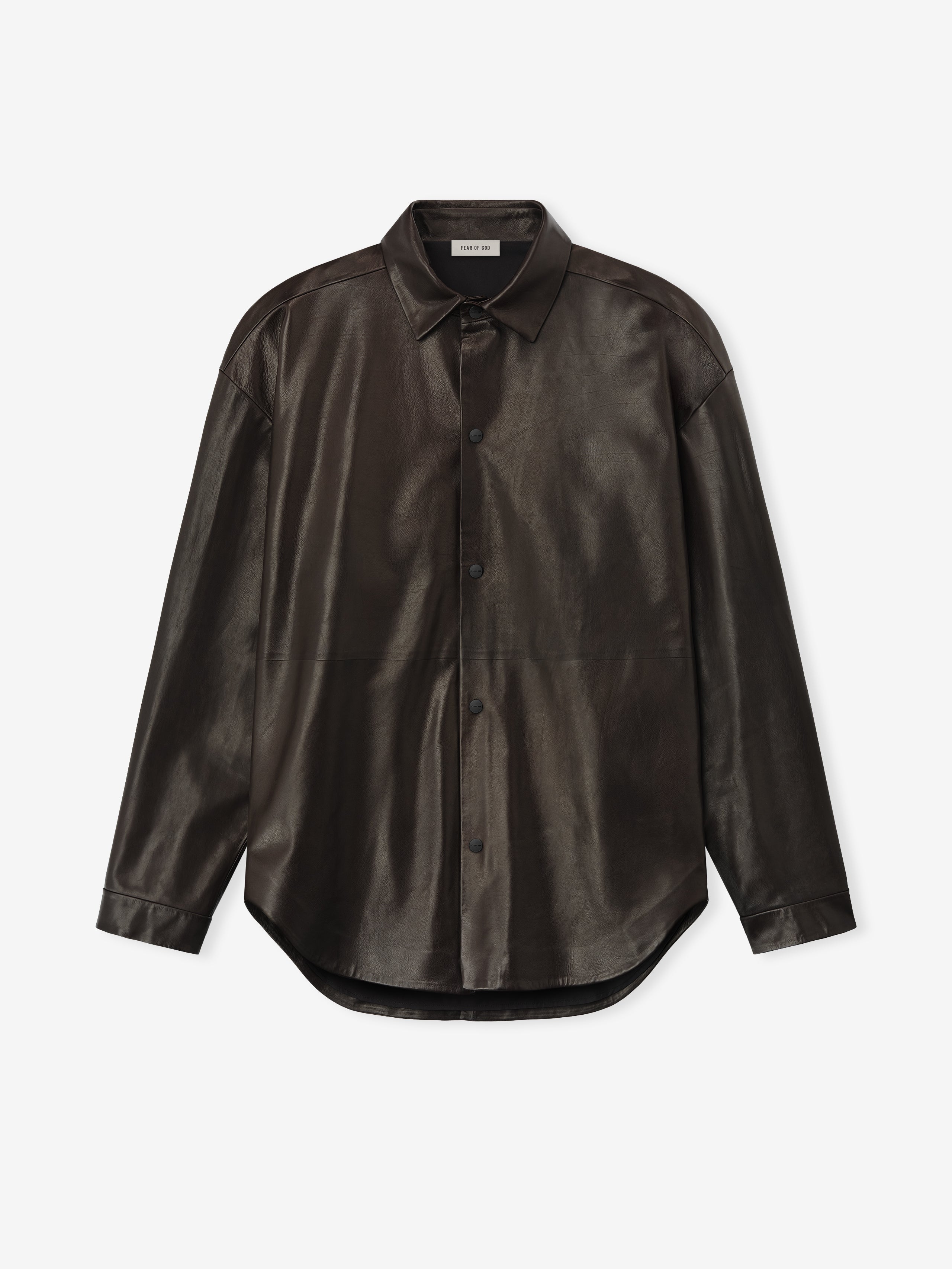 Leather Relaxed Shirt
