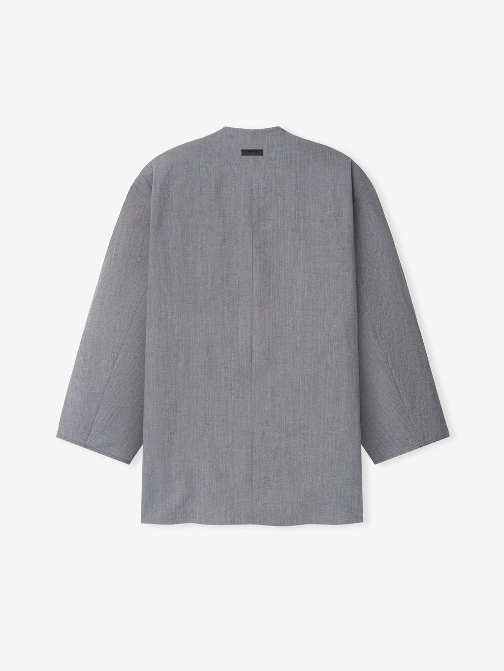 Wool Linen Collarless Sport Jacket