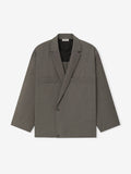 Cotton Wool Oxford Shirt Jacket