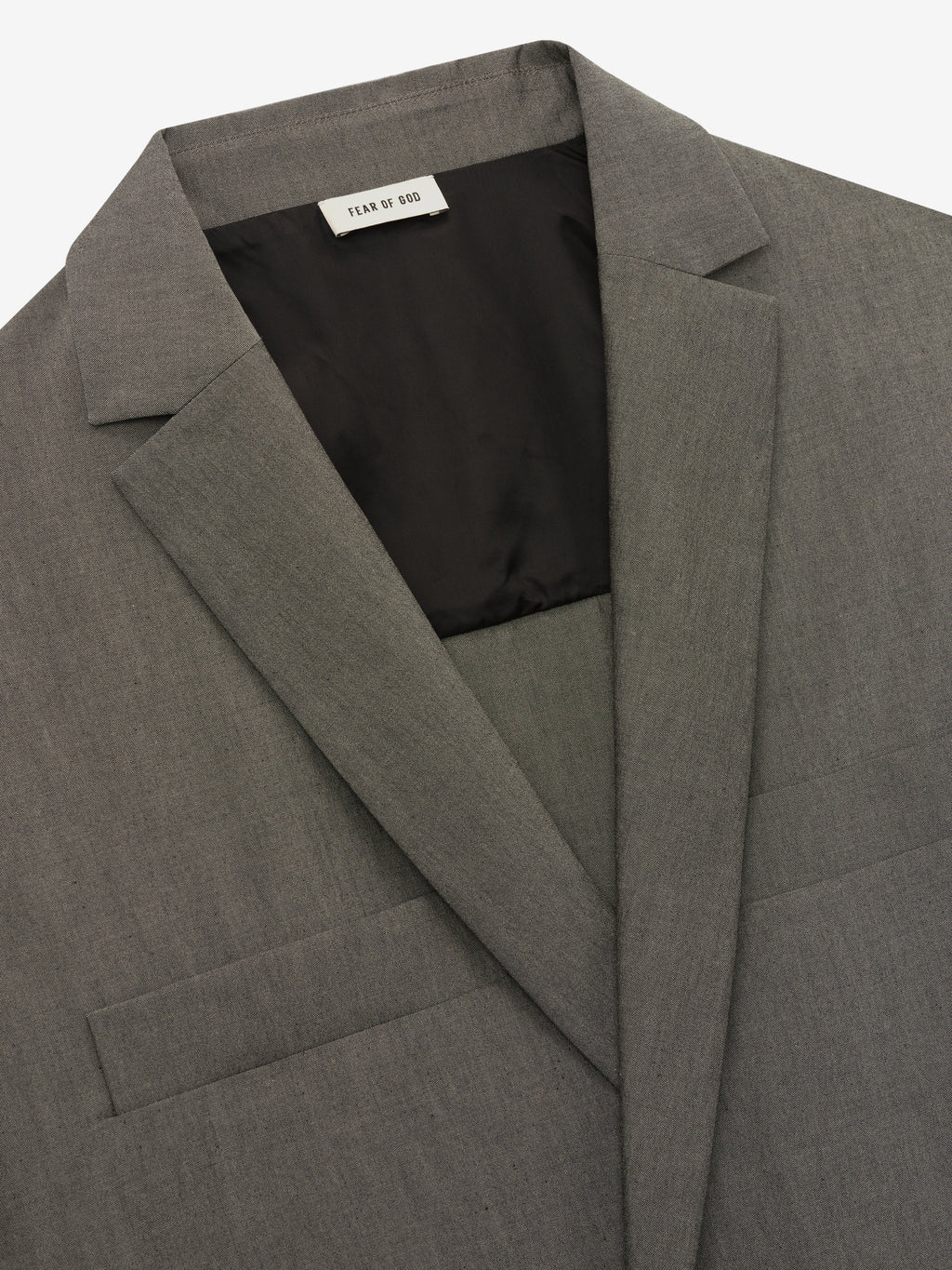 Cotton Wool Oxford Shirt Jacket