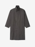 Garment-Dyed Cropped Sleeve Car Coat