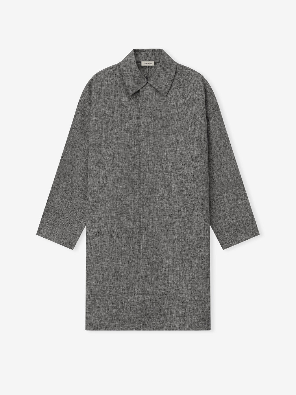 Mouline Wool Relaxed Trench Coat