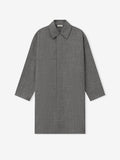 Mouline Wool Relaxed Trench Coat