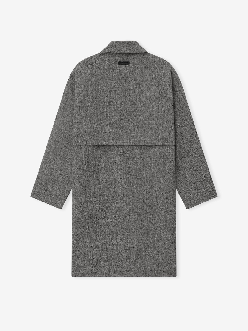 Mouline Wool Relaxed Trench Coat