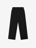 Double Weave Wool Wide Leg Drawstring Pants