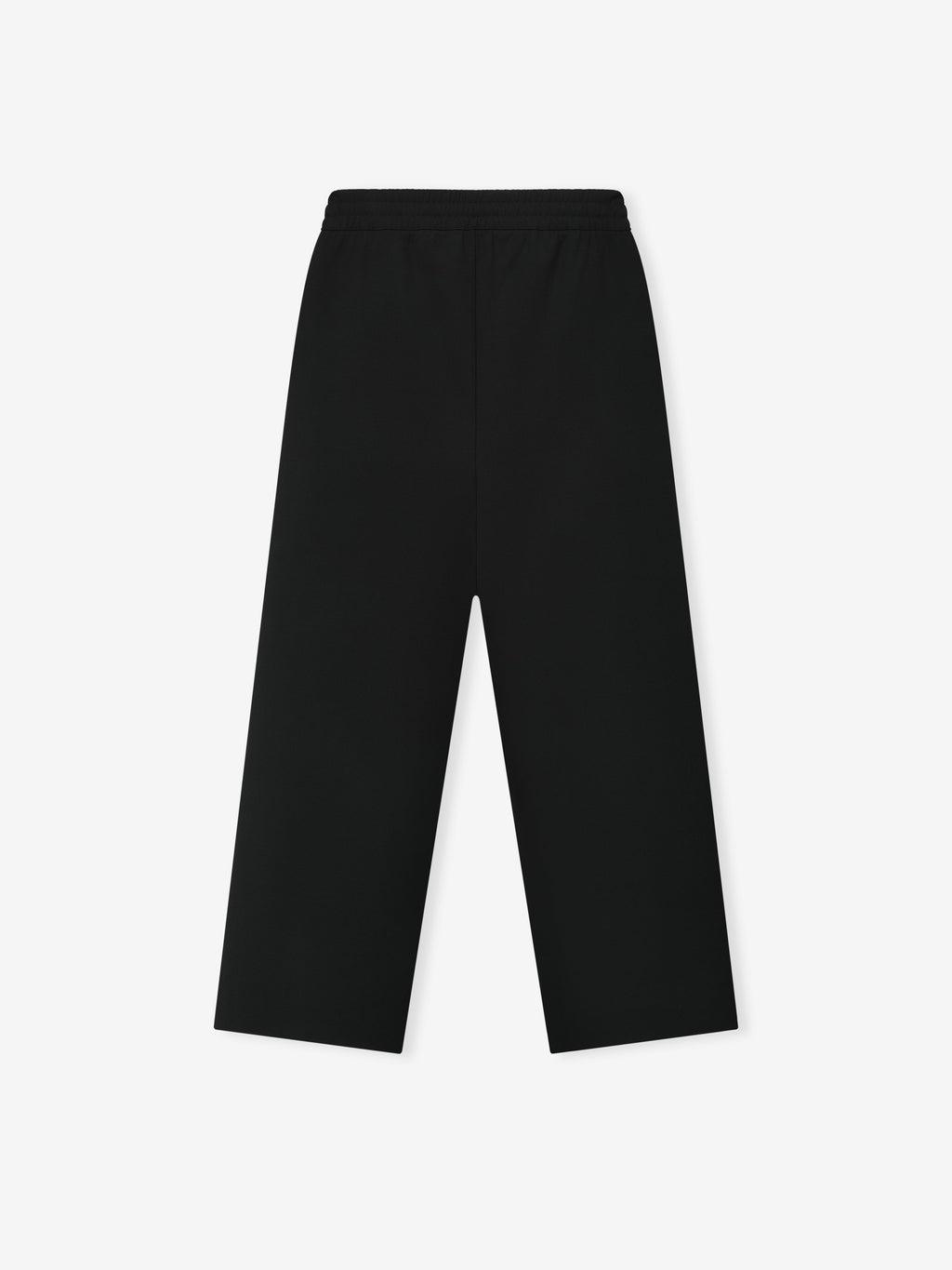 Double Weave Wool Wide Leg Drawstring Pants