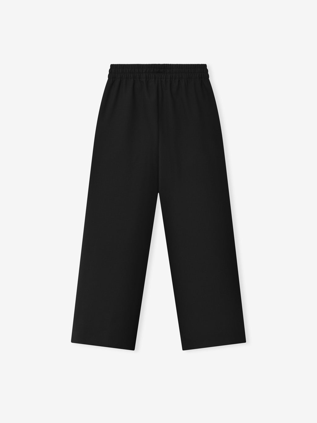 Wool Ripstop Wide Leg Drawstring Pants