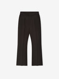 Double Weave Wool Tailored Flared Pants