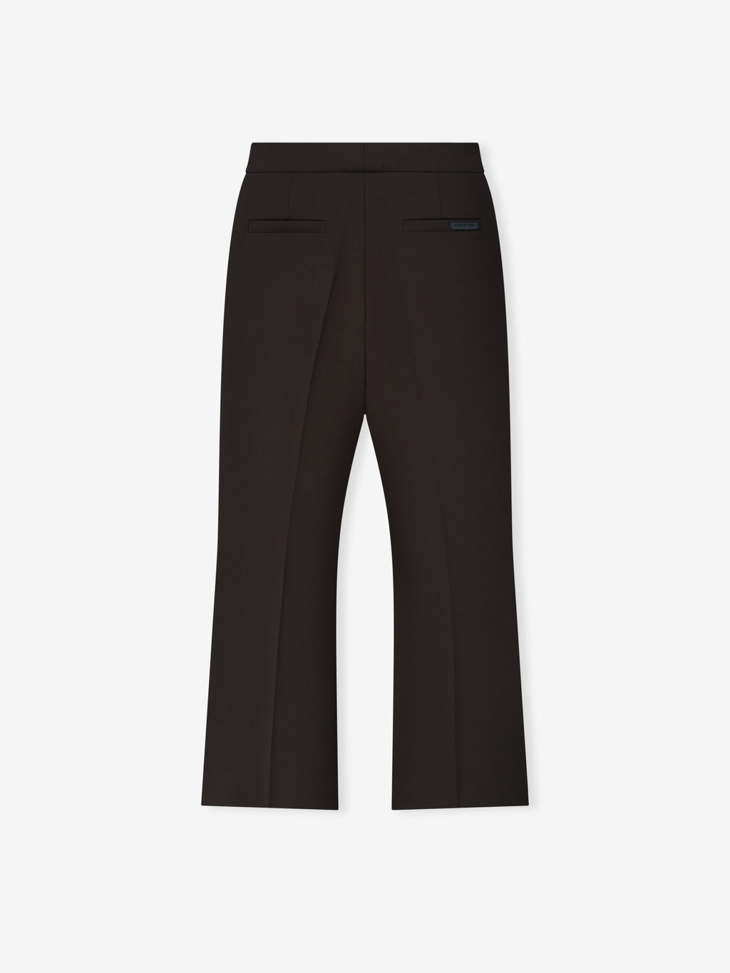 Double Weave Wool Tailored Flared Pants