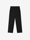 Wool Poplin Casual Flat Front Pants