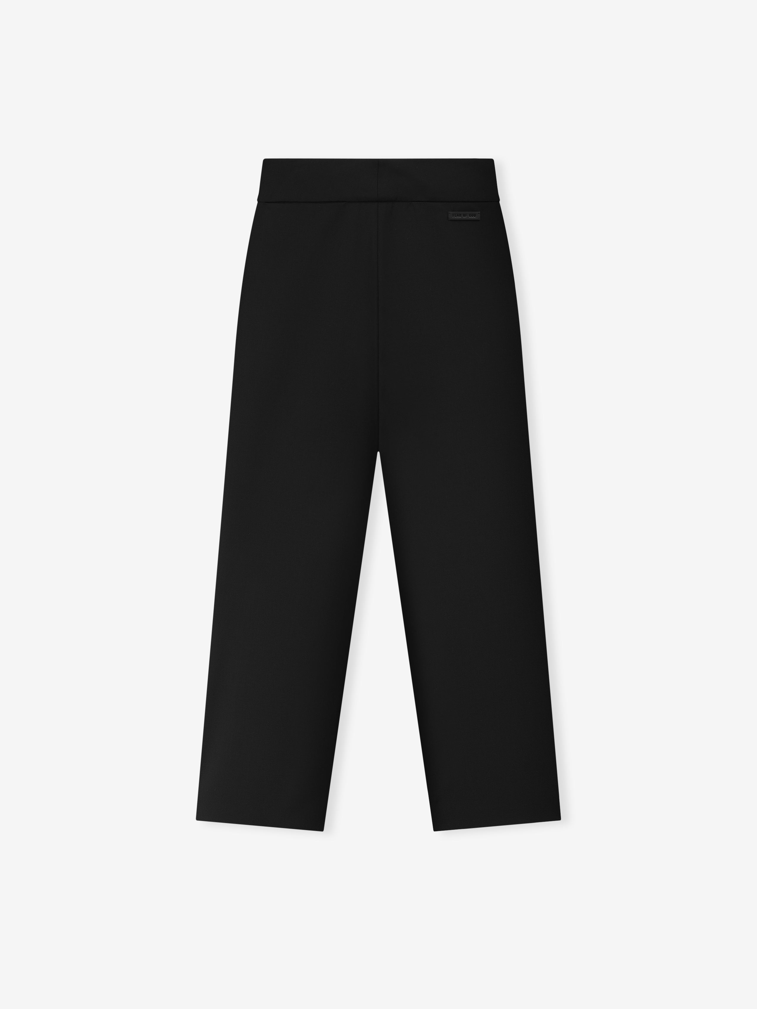Wool Poplin Casual Flat Front Pants
