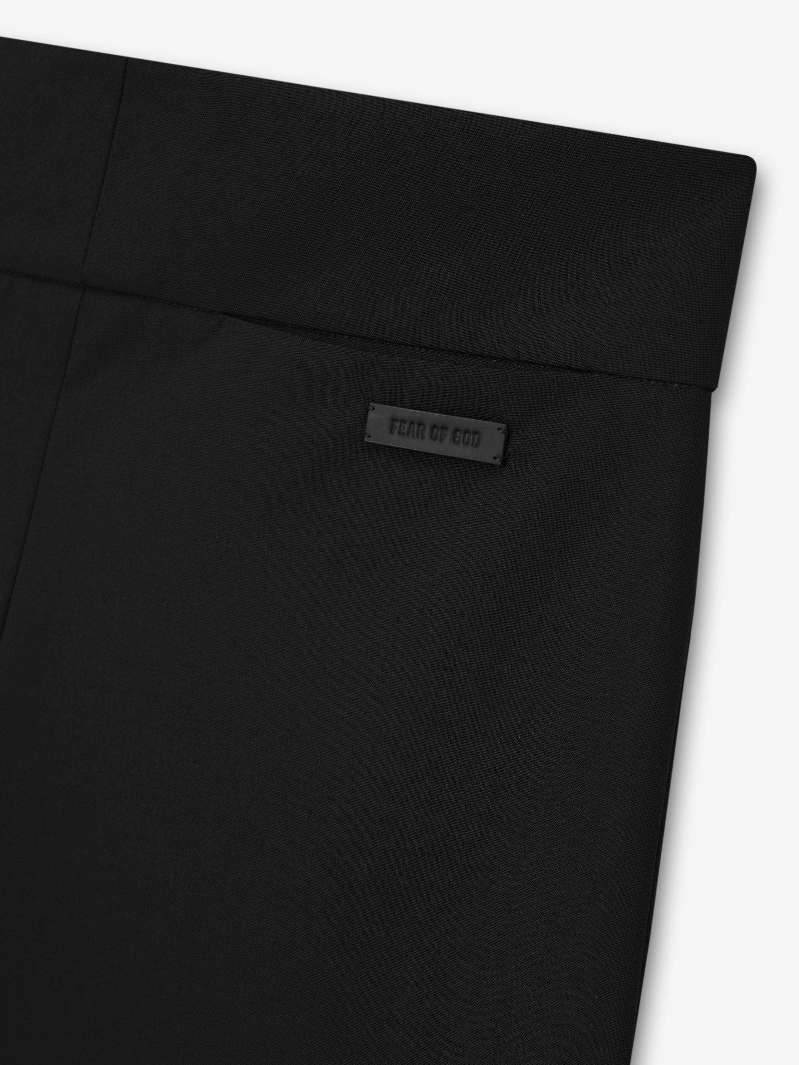 Wool Poplin Casual Flat Front Pants