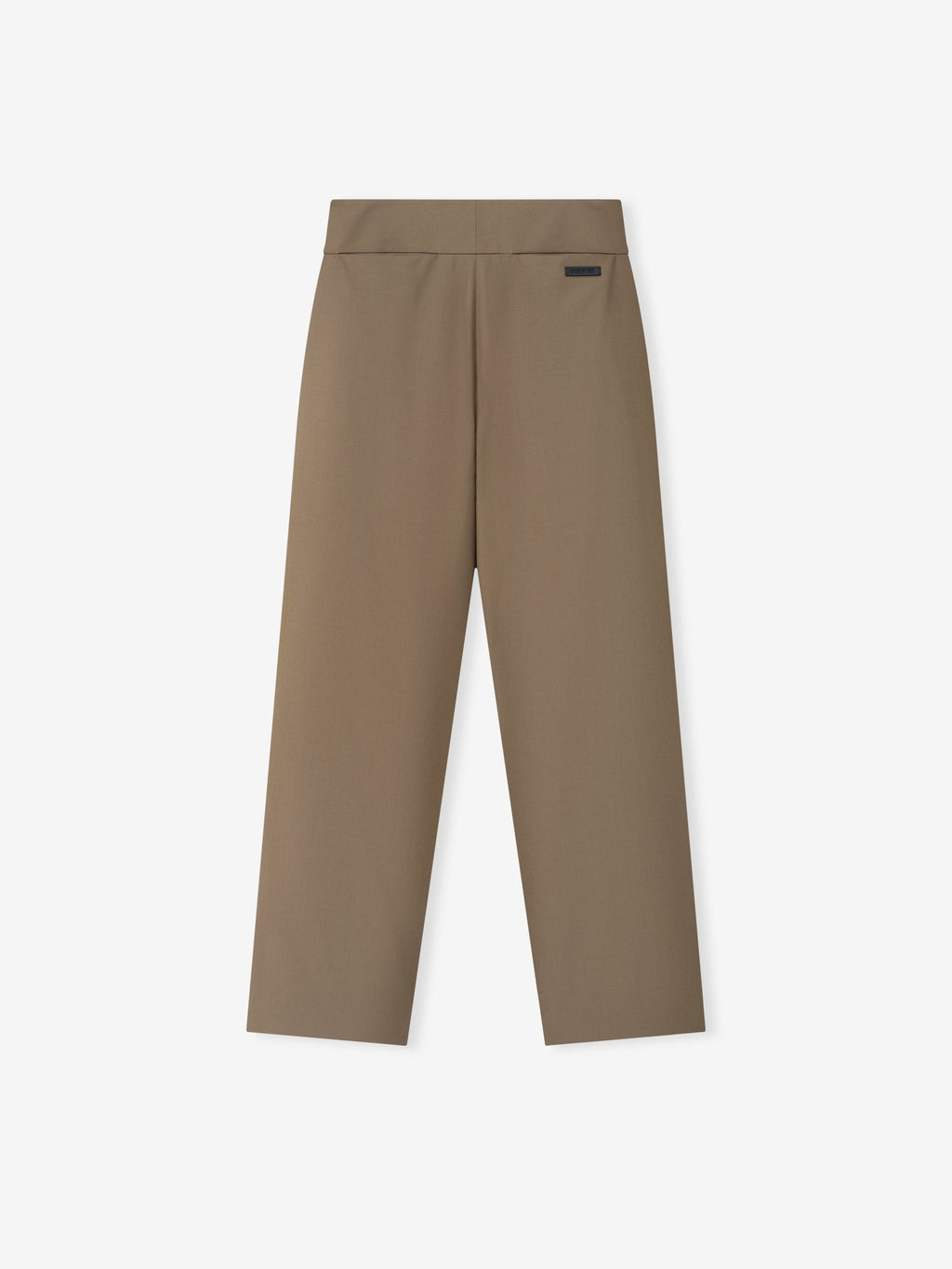 Wool Poplin Casual Flat Front Pants