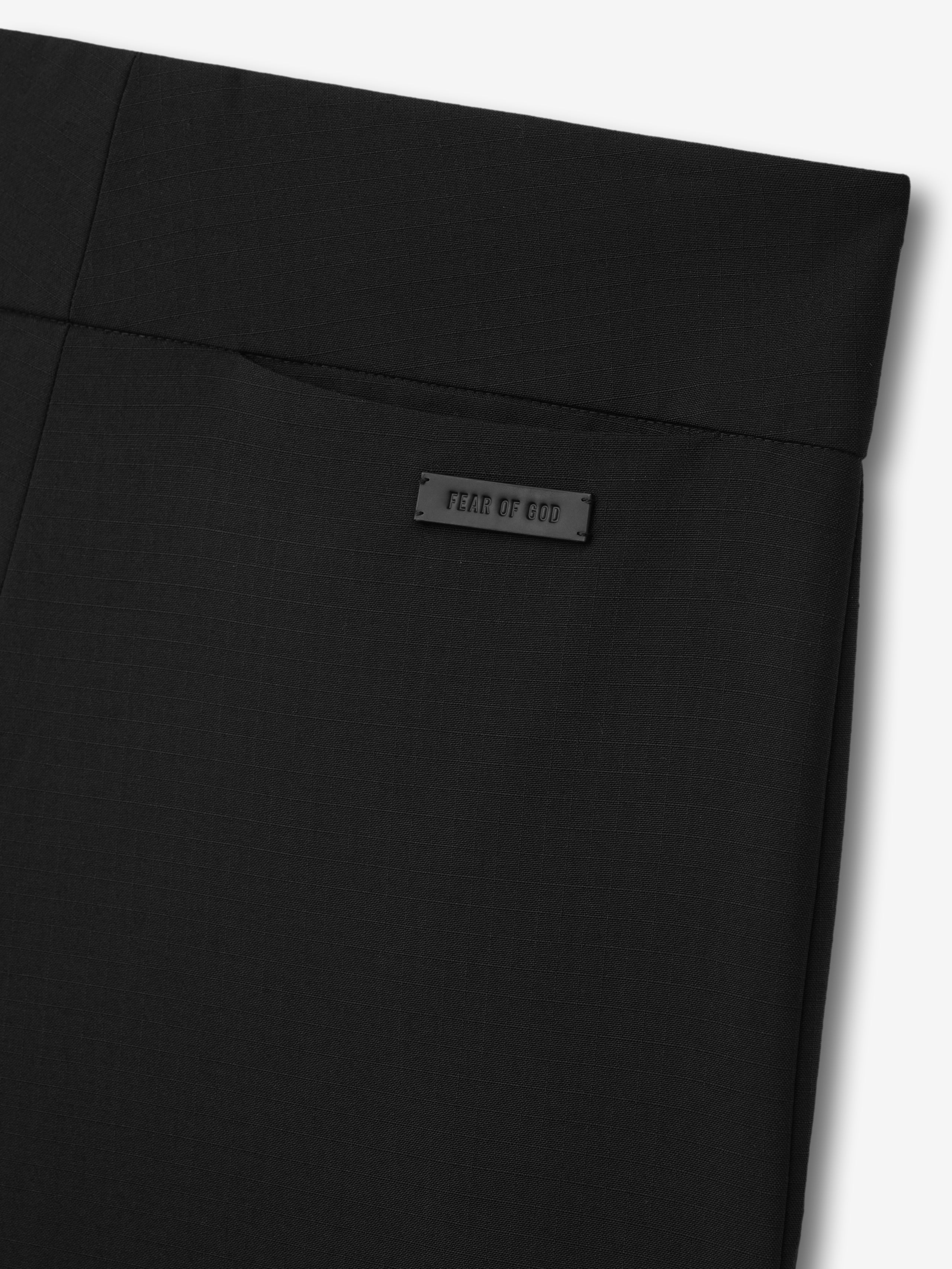 Wool Ripstop Casual Flat Front Pant