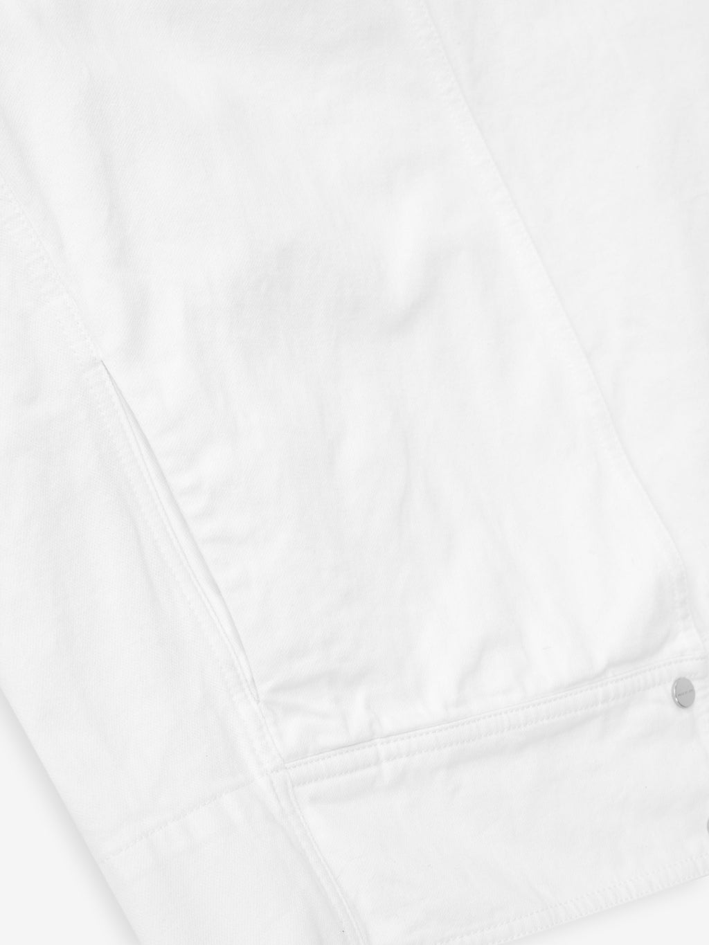 Womens Cotton Twill Relaxed Lapelless Jacket