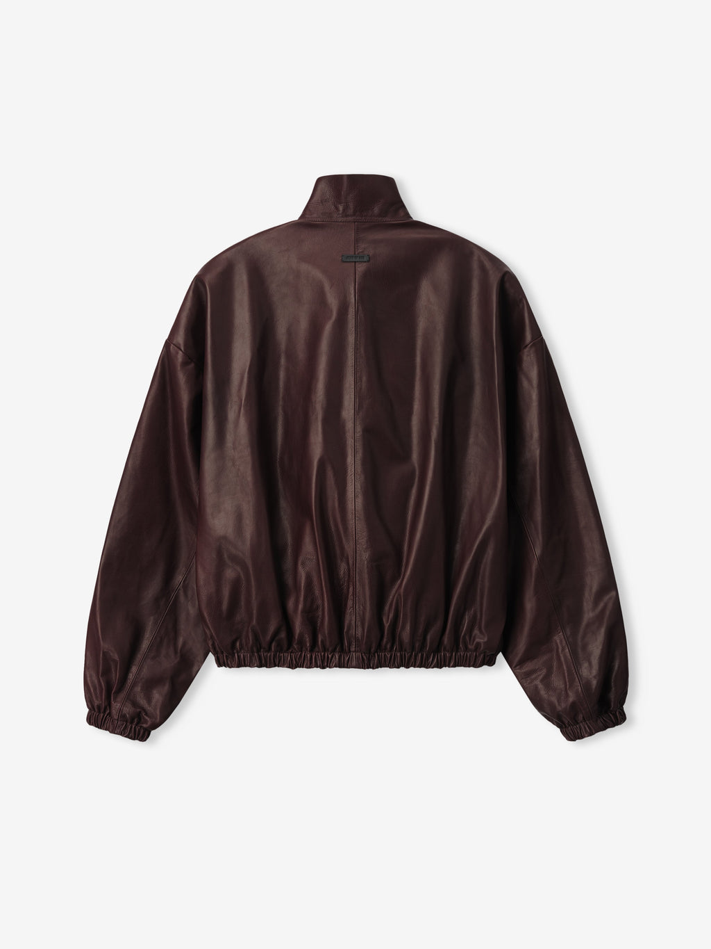 Womens Leather Track Jacket